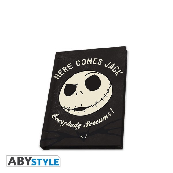 CARNET JACK PHOSPHORESCENT - DISNEY NIGHTMARE BEFORE XMAS