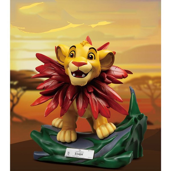 SIMBA LE ROI LION - DISNEY MASTERCRAFT