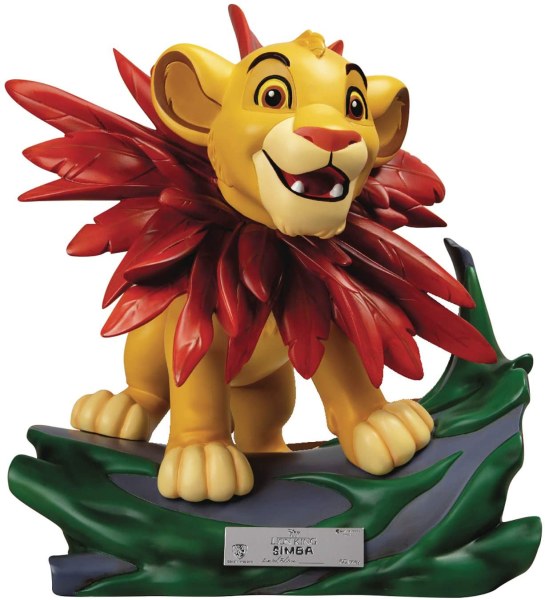 SIMBA LE ROI LION - DISNEY MASTERCRAFT