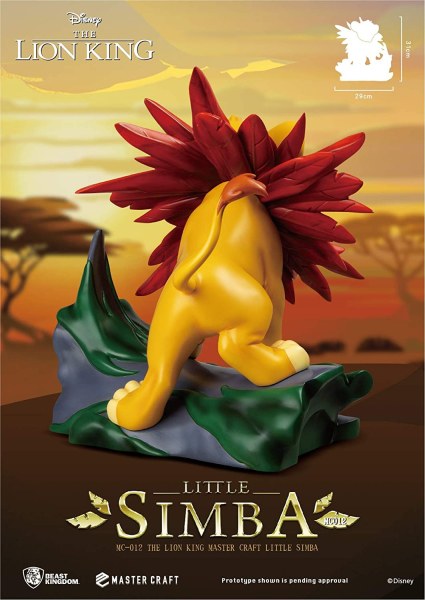SIMBA LE ROI LION - DISNEY MASTERCRAFT