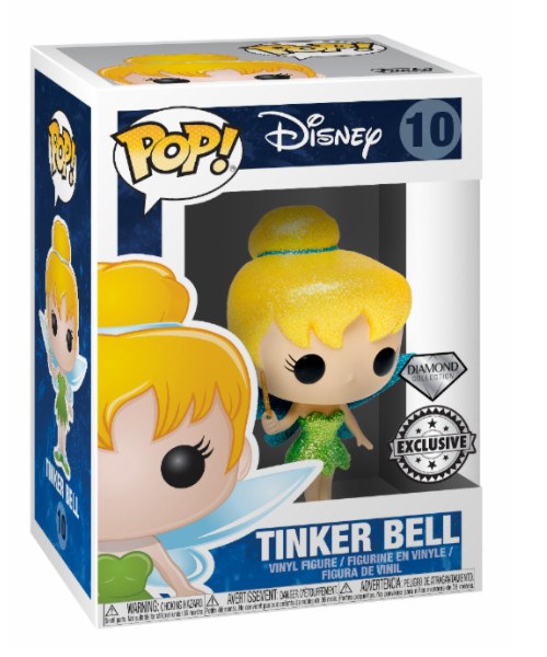 FUNKO POP! 10 DIAMOND EXCLUSIVE (DGLT) - DISNEY PETER PAN - FÉE CLOCHETTE