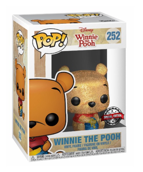 FUNKO POP! 252 DIAMOND EXCLUSIVE (DGLT) - DISNEY WINNIE L'OURSON