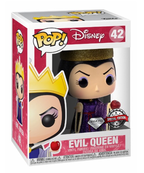 FUNKO POP! 42 DIAMOND EXCLUSIVE (DGLT) -  DISNEY BLANCHE-NEIGE - REINE-SORCIÈRE