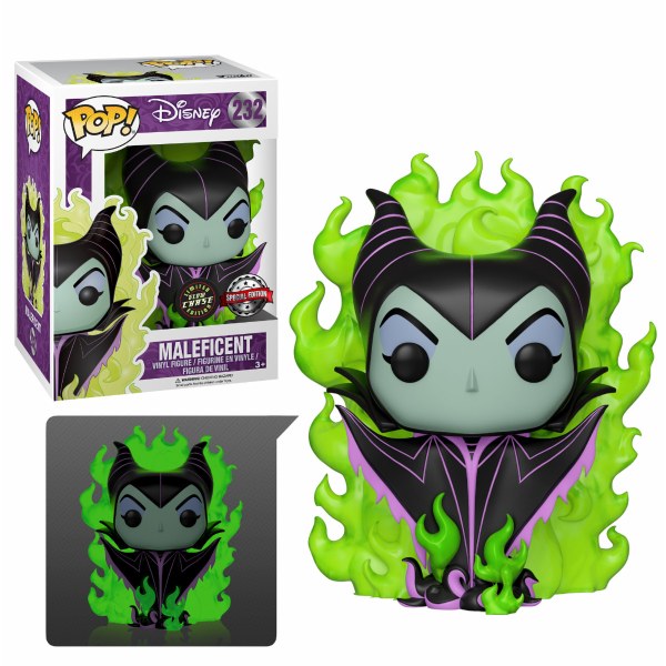 FUNKO POP! 232 LIMITED CHASE EDITION -  DISNEY LA BELLE AU BOIS DORMANT - MALÉFIQUE