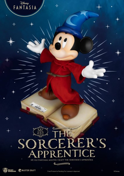 MICKEY L'APPRENTI SORCIER FANTASIA 38cm - DISNEY MASTERCRAFT