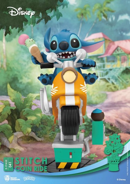 STITCH SUR LE MANEGE SCOOTER - DISNEY D-STAGE