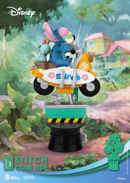 STITCH SUR LE MANEGE SCOOTER - DISNEY D-STAGE