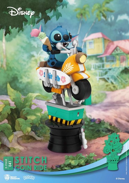 STITCH SUR LE MANEGE SCOOTER - DISNEY D-STAGE