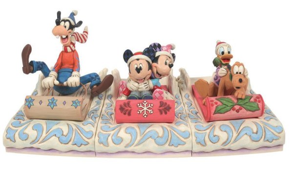 MICKEY ET MINIE EN LUGE - DISNEY TRADITIONS