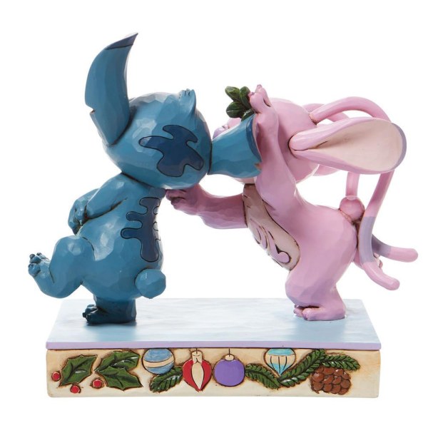 ANGEL ET STITCH SOUS LE GUI - DISNEY TRADITIONS