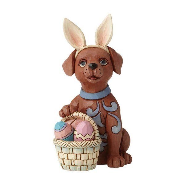 CHIOT AVEC OREILLES DE LAPIN JIM SHORE HEARTWOOD CREEK