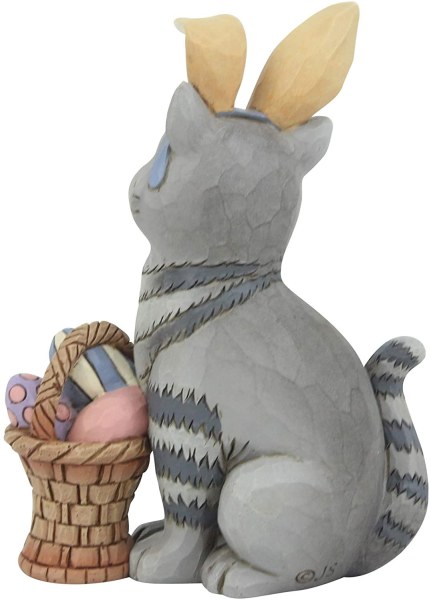CHATON AVEC OREILLES DE LAPIN JIM SHORE HEARTWOOD CREEK