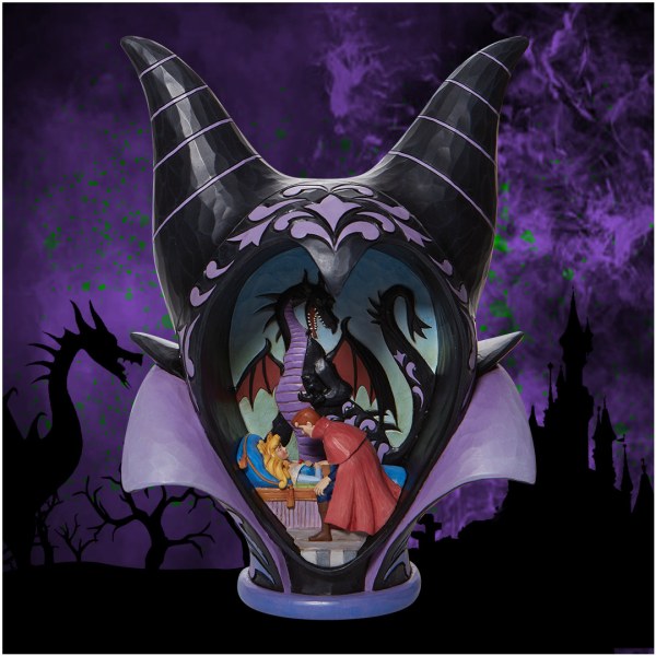 DIORAMA COIFFE MALEFIQUE - DISNEY TRADITIONS