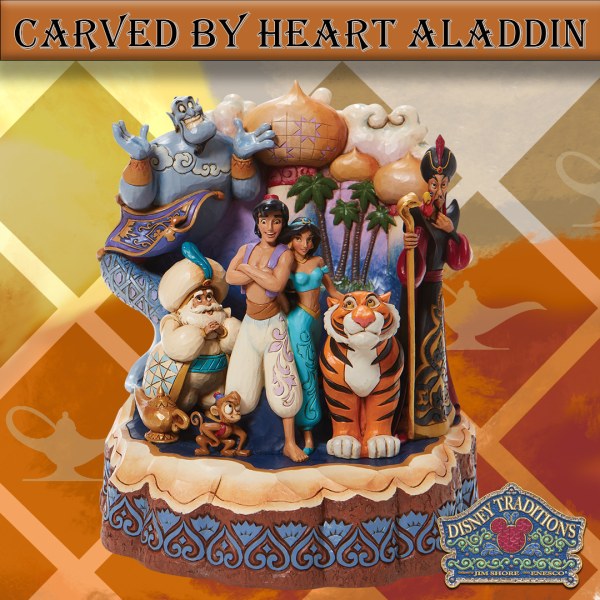 CARVED BY HEART ALADDIN - DISNEY TRADITIONS
