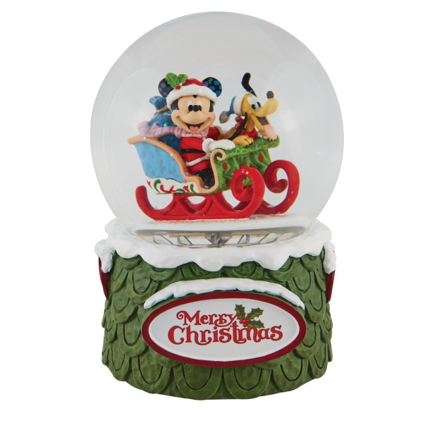 BOULE À NEIGE MICKEY ET PLUTO - DISNEY TRADITIONS