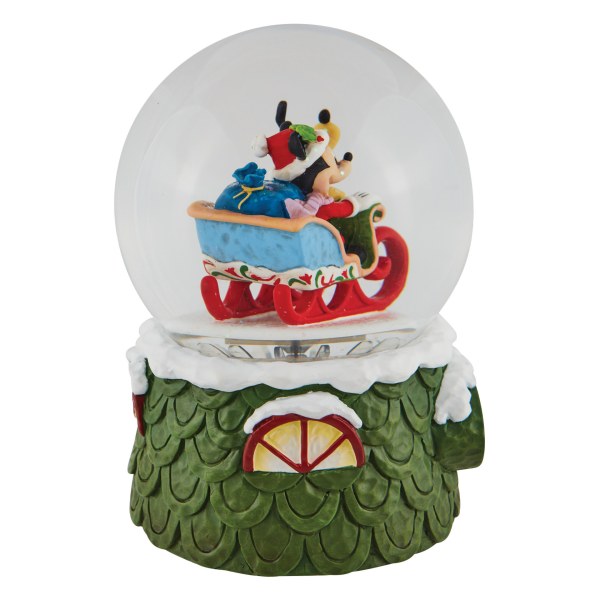 BOULE À NEIGE MICKEY ET PLUTO - DISNEY TRADITIONS