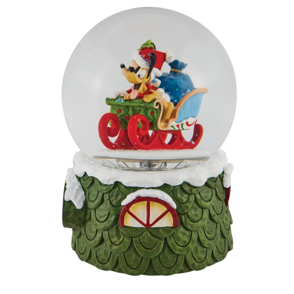 BOULE À NEIGE MICKEY ET PLUTO - DISNEY TRADITIONS