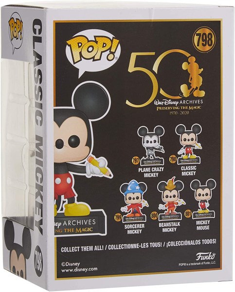 FUNKO POP! 798 - MICKEY 50TH - DISNEY ARCHIVES