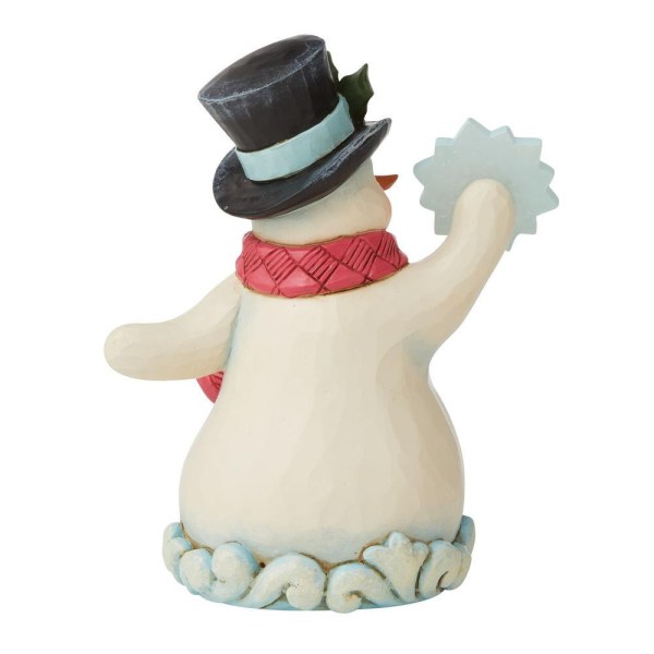BONHOMME DE NEIGE AVEC UN FLOCON JIM SHORE HEARTWOOD CREEK