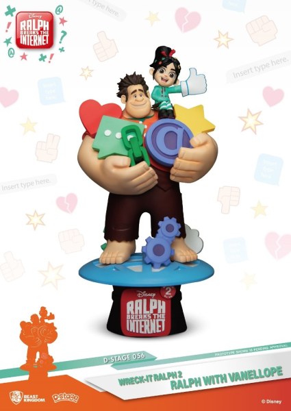 RALPH AVEC VANELLOPE LES MONDES DE RALPH 2- DISNEY D-SELECT