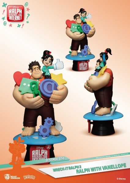 RALPH AVEC VANELLOPE LES MONDES DE RALPH 2- DISNEY D-SELECT