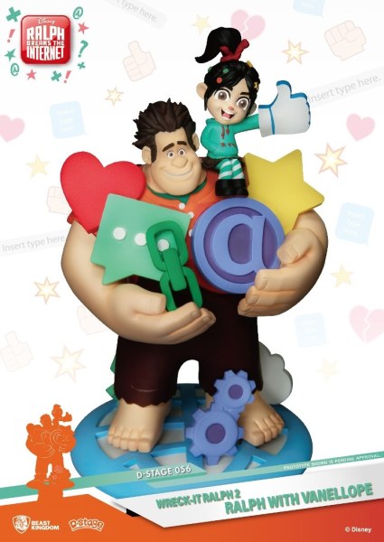 RALPH AVEC VANELLOPE LES MONDES DE RALPH 2- DISNEY D-SELECT