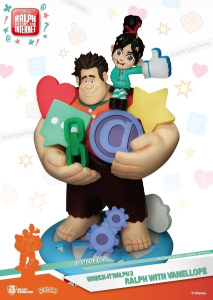 RALPH AVEC VANELLOPE LES MONDES DE RALPH 2- DISNEY D-SELECT