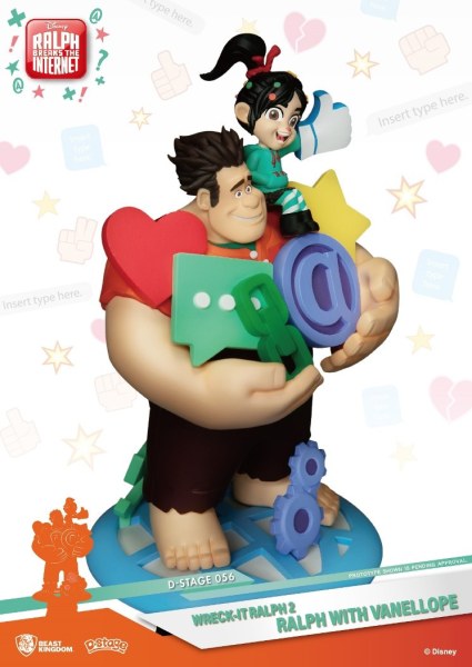 RALPH AVEC VANELLOPE LES MONDES DE RALPH 2- DISNEY D-SELECT
