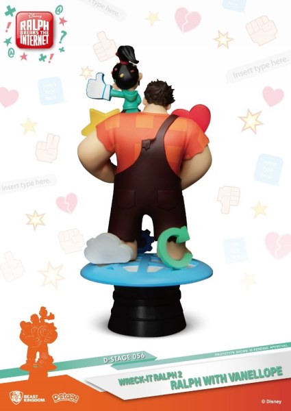 RALPH AVEC VANELLOPE LES MONDES DE RALPH 2- DISNEY D-SELECT