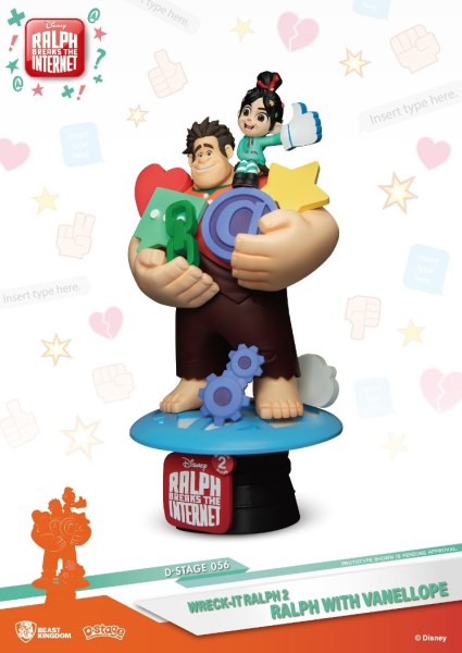 RALPH AVEC VANELLOPE LES MONDES DE RALPH 2- DISNEY D-SELECT