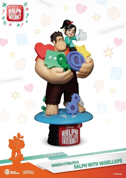 RALPH AVEC VANELLOPE LES MONDES DE RALPH 2- DISNEY D-SELECT