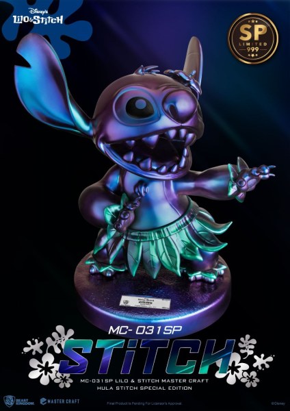 HULA STITCH SPECIAL EDITION - DISNEY MASTERCRAFT