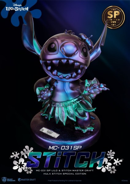 HULA STITCH SPECIAL EDITION - DISNEY MASTERCRAFT