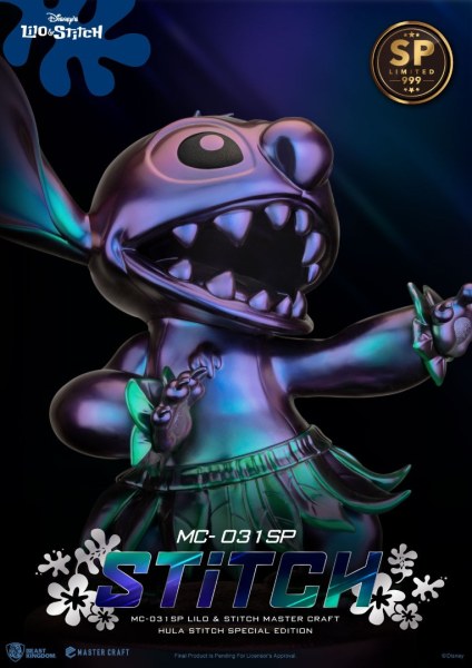 HULA STITCH SPECIAL EDITION - DISNEY MASTERCRAFT