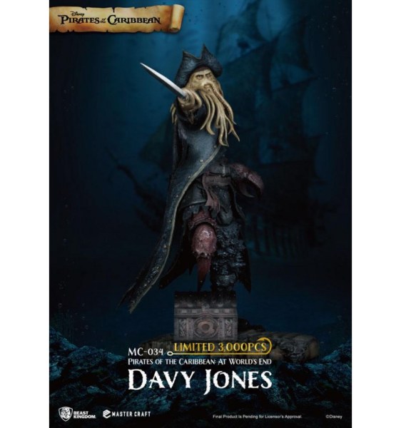 DAVY JONES PIRATES DES CARAÏBES - DISNEY MASTERCRAFT