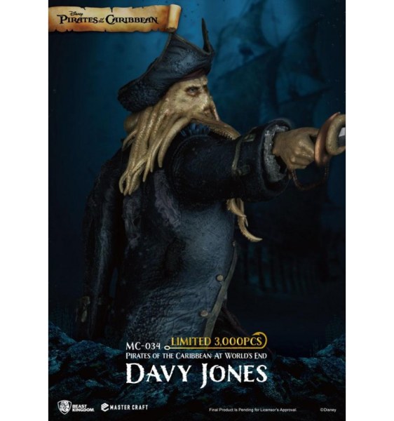 DAVY JONES PIRATES DES CARAÏBES - DISNEY MASTERCRAFT