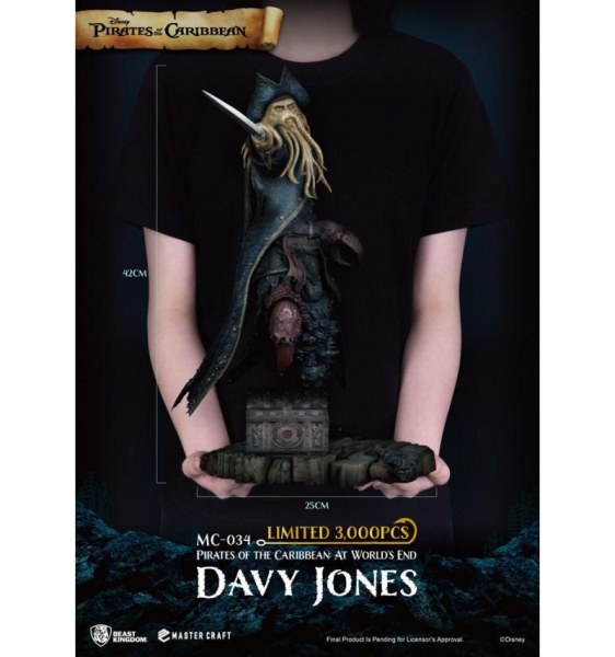 DAVY JONES PIRATES DES CARAÏBES - DISNEY MASTERCRAFT