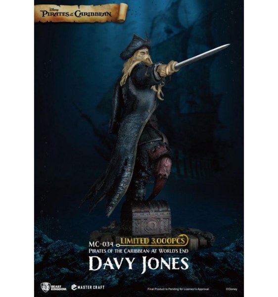 DAVY JONES PIRATES DES CARAÏBES - DISNEY MASTERCRAFT