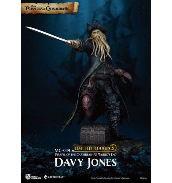 DAVY JONES PIRATES DES CARAÏBES - DISNEY MASTERCRAFT