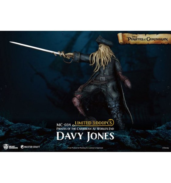 DAVY JONES PIRATES DES CARAÏBES - DISNEY MASTERCRAFT