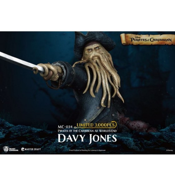 DAVY JONES PIRATES DES CARAÏBES - DISNEY MASTERCRAFT