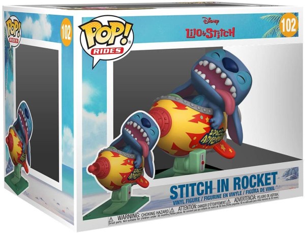 FUNKO POP RIDES! 102 - DISNEY LILO & STITCH - STITCH EN FUSÉE