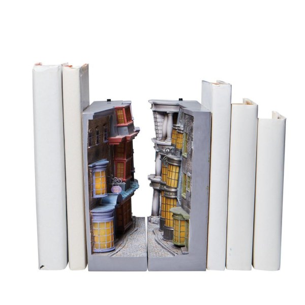 SERRE-LIVRES LUMINEUX CHEMIN DE TRAVERSE - HARRY POTTER