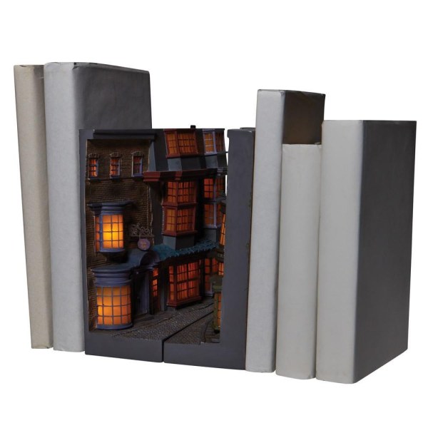 SERRE-LIVRES LUMINEUX CHEMIN DE TRAVERSE - HARRY POTTER