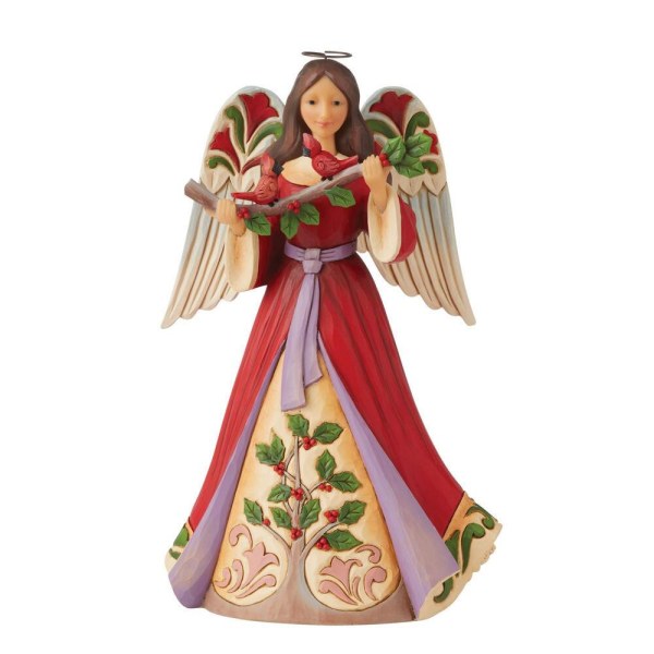 ANGE DE NÖEL AVEC DES CARDINAUX JIM SHORE HEARTWOOD CREEK