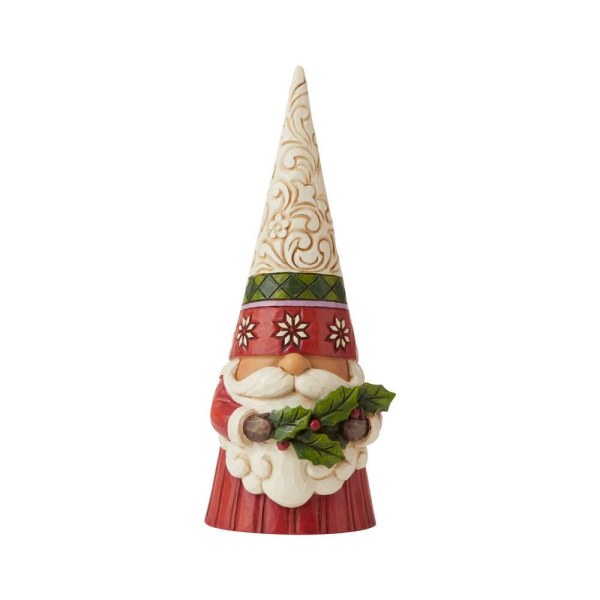 GNOME DE NOËL TENANT LE HOUX JIM SHORE HEARTWOOD CREEK