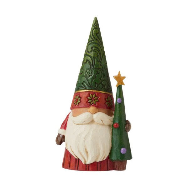 GNOME DE NOËL AVEC LE SAPIN JIM SHORE HEARTWOOD CREEK