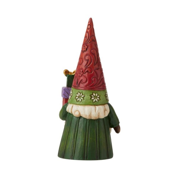 GNOME DE NOËL AVEC DES CADEAUX JIM SHORE HEARTWOOD CREEK