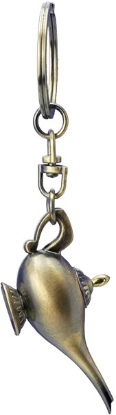 PORTE CLÉ 3D LAMPE D'ALADDIN - DISNEY