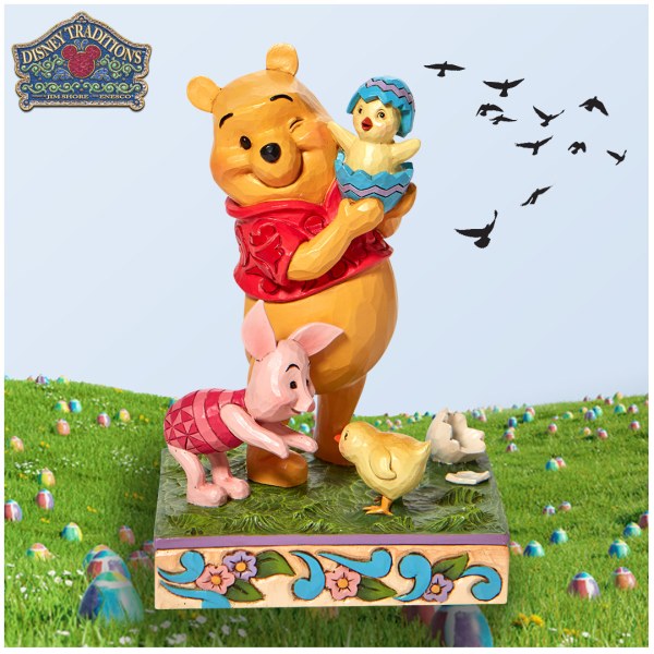 WINNIE & PORCINET AVEC UN POUSSIN - DISNEY TRADITIONS